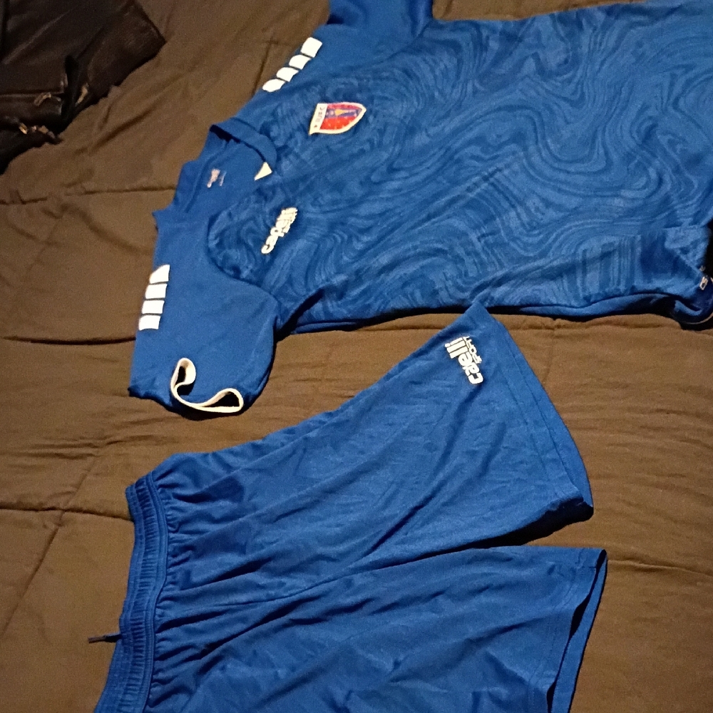 Blue Capelli Soccer Jersey and Shorts Set